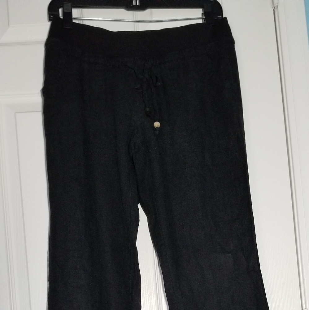 Black Linen Pants